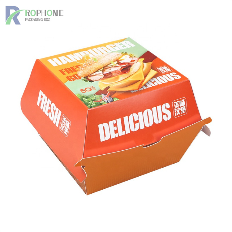 Burger paketleme kutusu